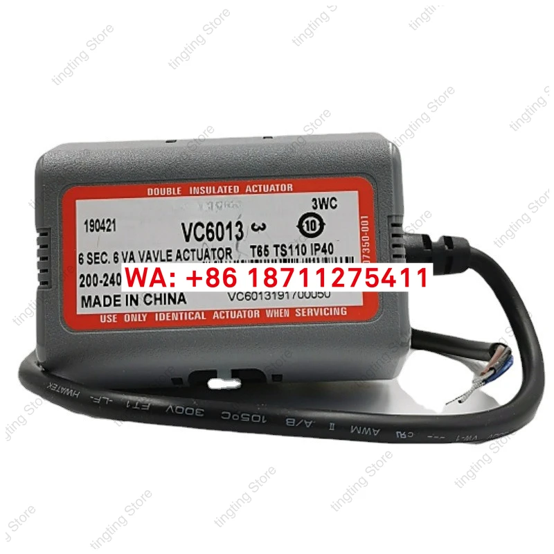 Válvula eléctrica de dos vías Válvula de tres vías VC6013 Actuador eléctrico Válvula eléctrica de bobina de ventilador VC4013