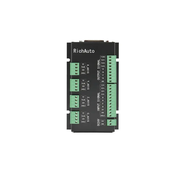 Original RichAuto DSP A11 A12 A15 A183 4 Axis USB Controller Wiring Board English Version CNC Router