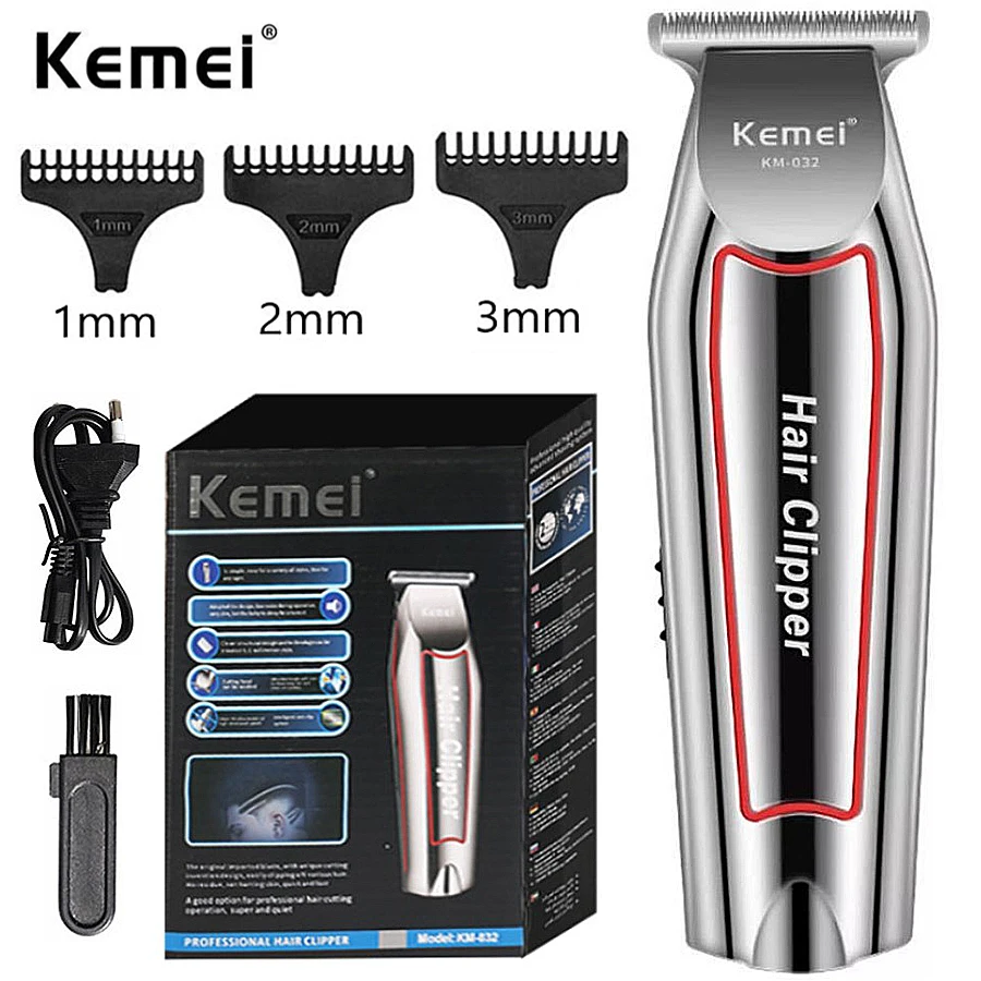 Kemei Professionelle Haarschneider Elektrische Bartschneider Für Männer Haarschneidemaschine Haarschneider Maschine Haarschnitt Pflegeset KM-032 – Detail 6