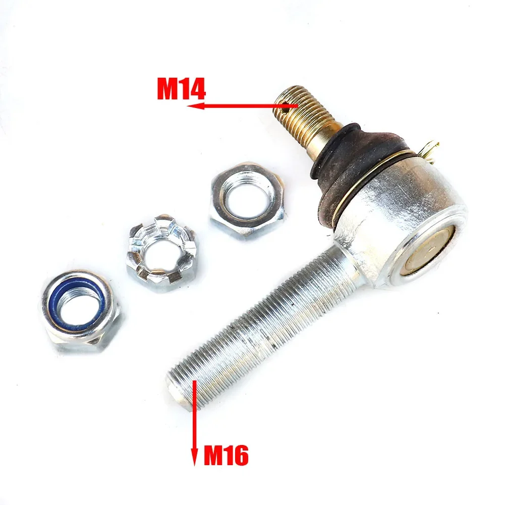 66 مللي متر M16 * M14 بولت التعادل قضيب نهاية وصلة كروية ل 150cc 250cc رباعية الترابية دراجة ATV الذهاب كارت الكثبان الرملية عربات التي تجرها الدواب #2
