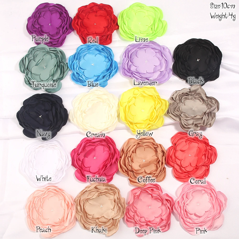 ดอกไม้ผ้าไหมซาติน 10 ชิ้น ขนาด - Baby Clothing Layers บทวิจารณ์และราคา