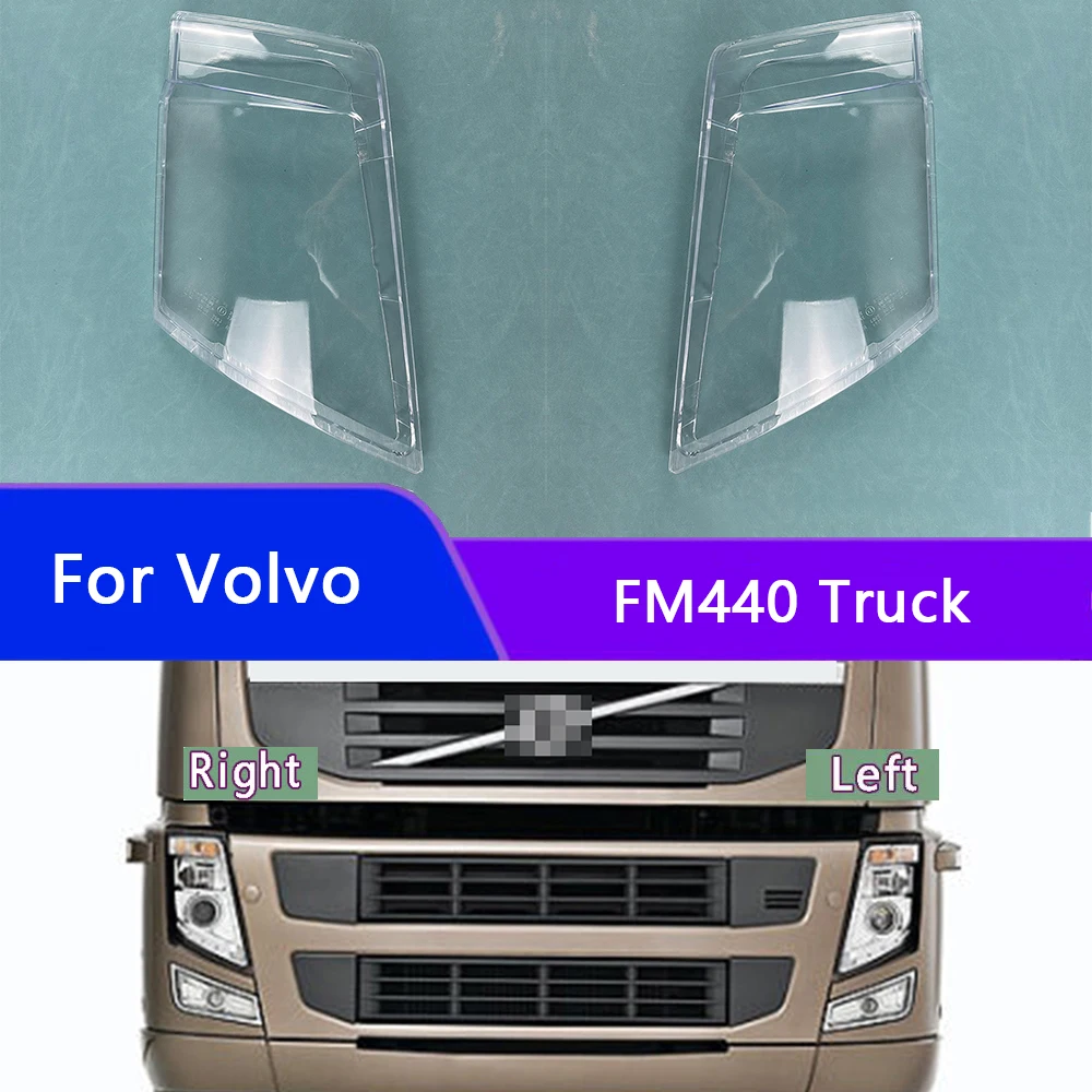 

For Volvo FM440 Truck Headlamp Cover Transparent Headlight Shell Plexiglass Replace The Original Lampshade