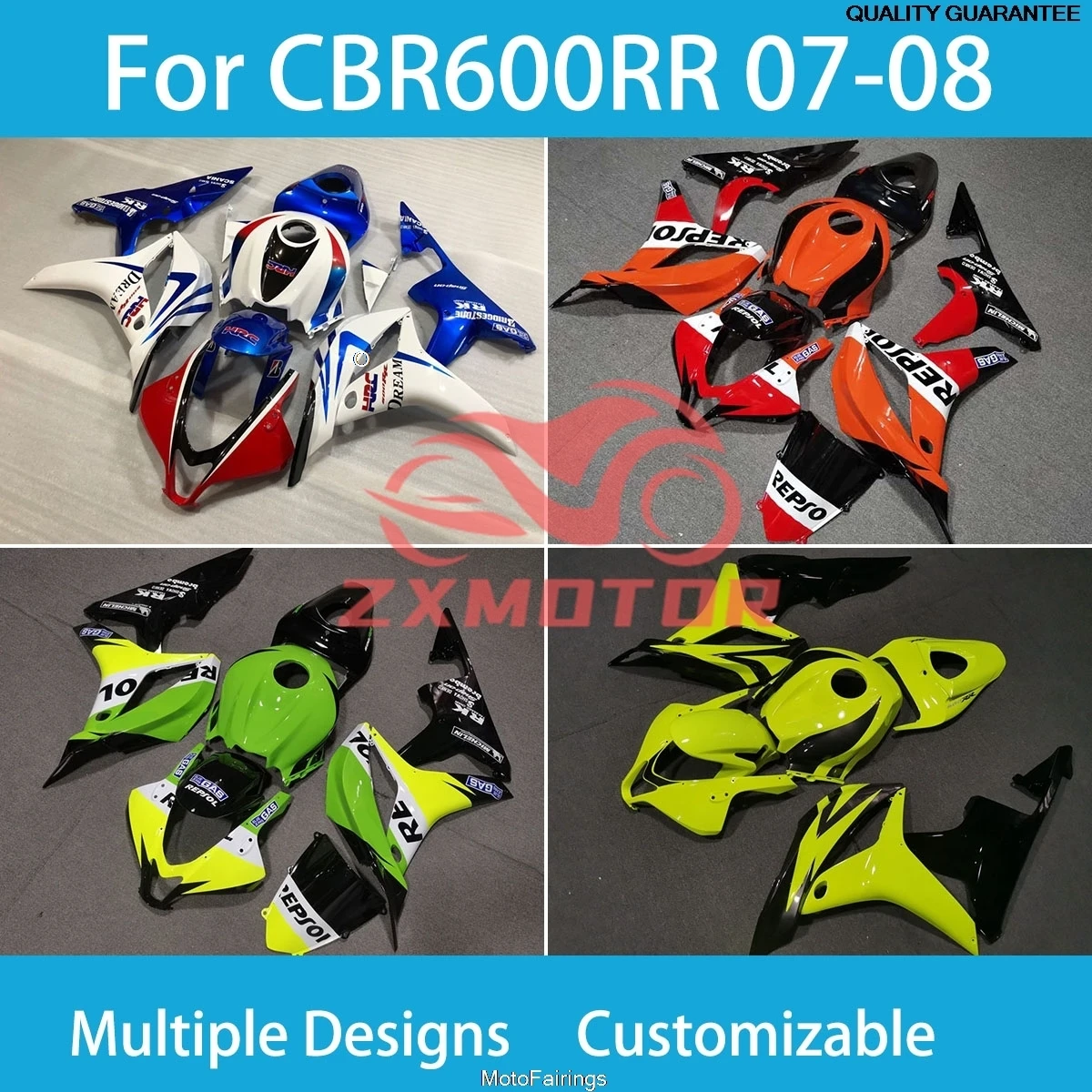 

Motorcycle Fairing Kit CBR 600RR 07 08 ABS Fairings Injection Bodywork Set for Honda CBR600RR 2007 2008