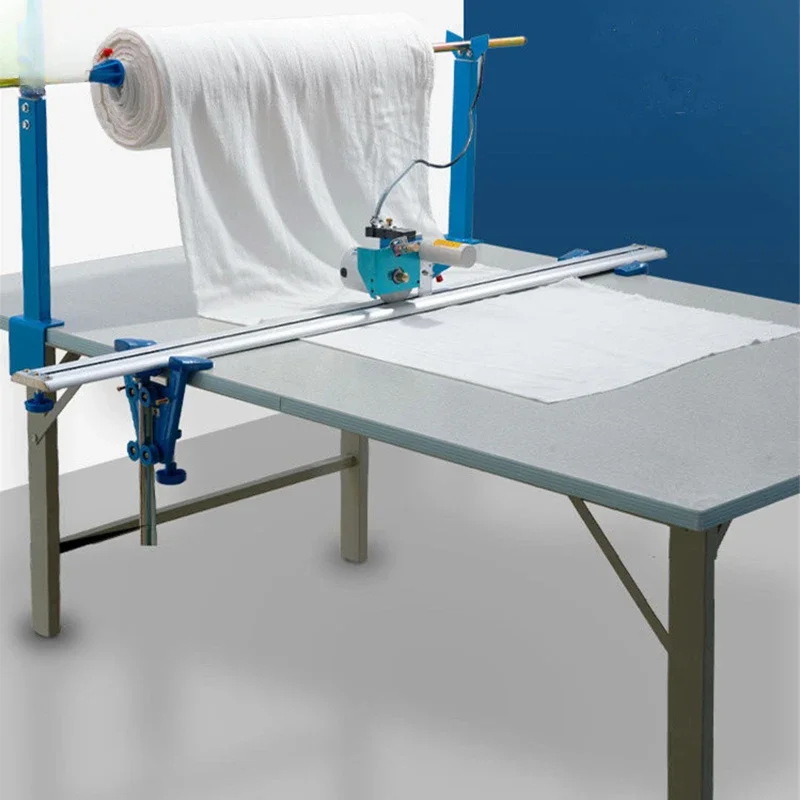 multi layer roll cut fabric roller blinds end cloth end cutting table machine