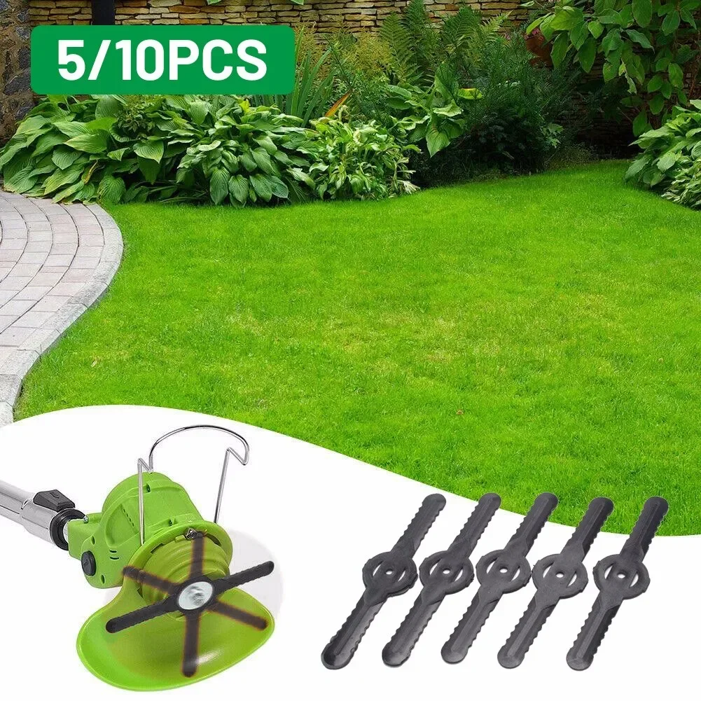 

5/10pcs Multiple Plastic Blades For Garden Lawn Mowers Electric Grass Trimmer Power Tool Replacement Accessories