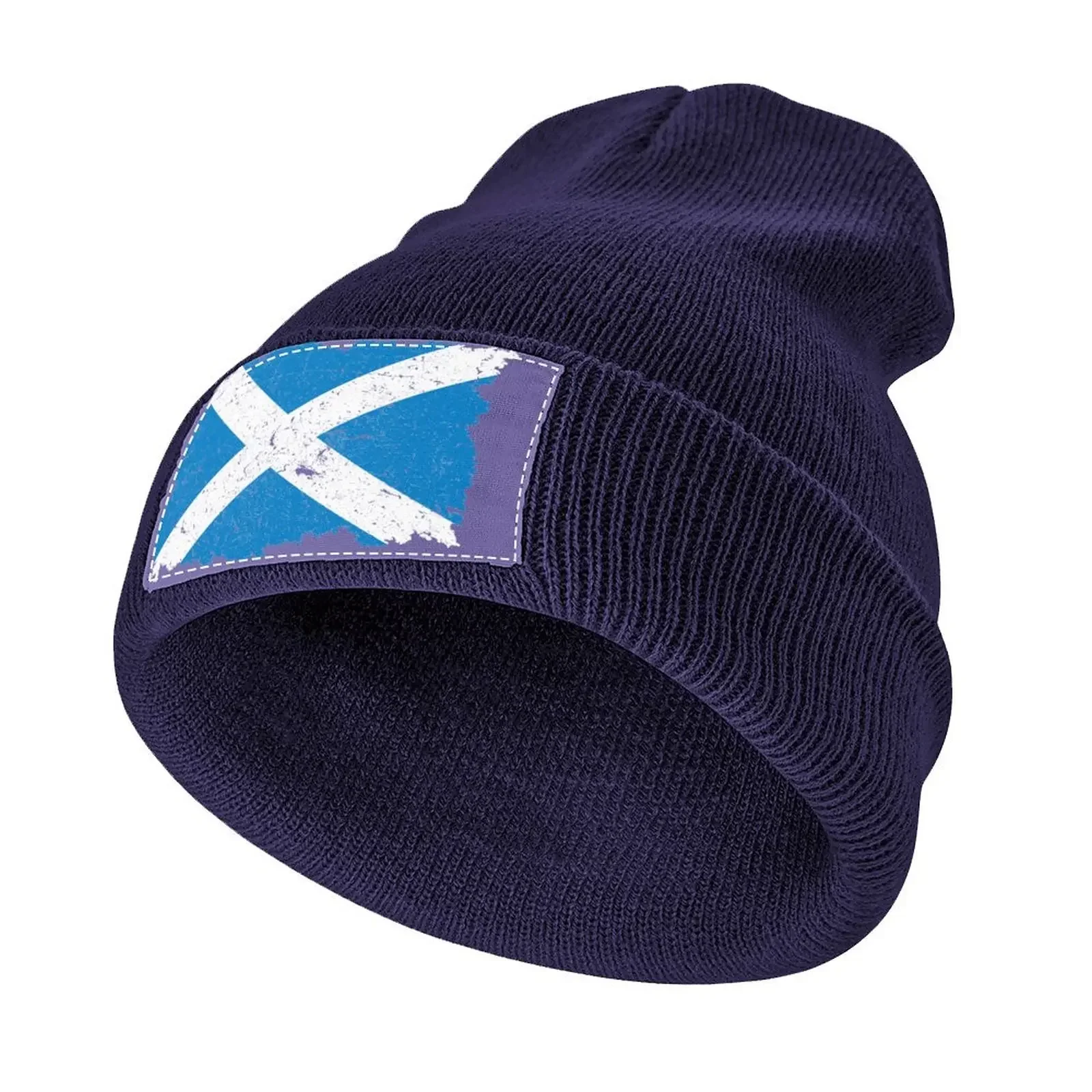 

Vintage Scotland Flag - Retro Scottish Flag Knitted Hat Hat Man Luxury sun hat Women's Beach Men's