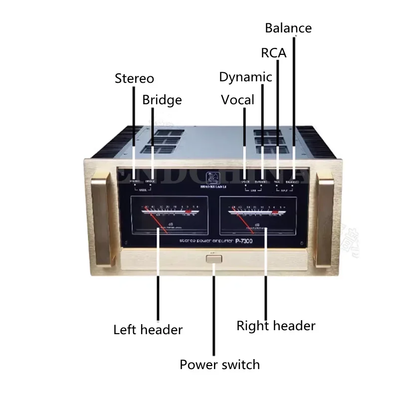 Accuphase Each Channel Delivers Ample Power Down To Low Load Impedances of 2-16 Ohm STEREO POWER AMPLIFIER P-7300 Copy