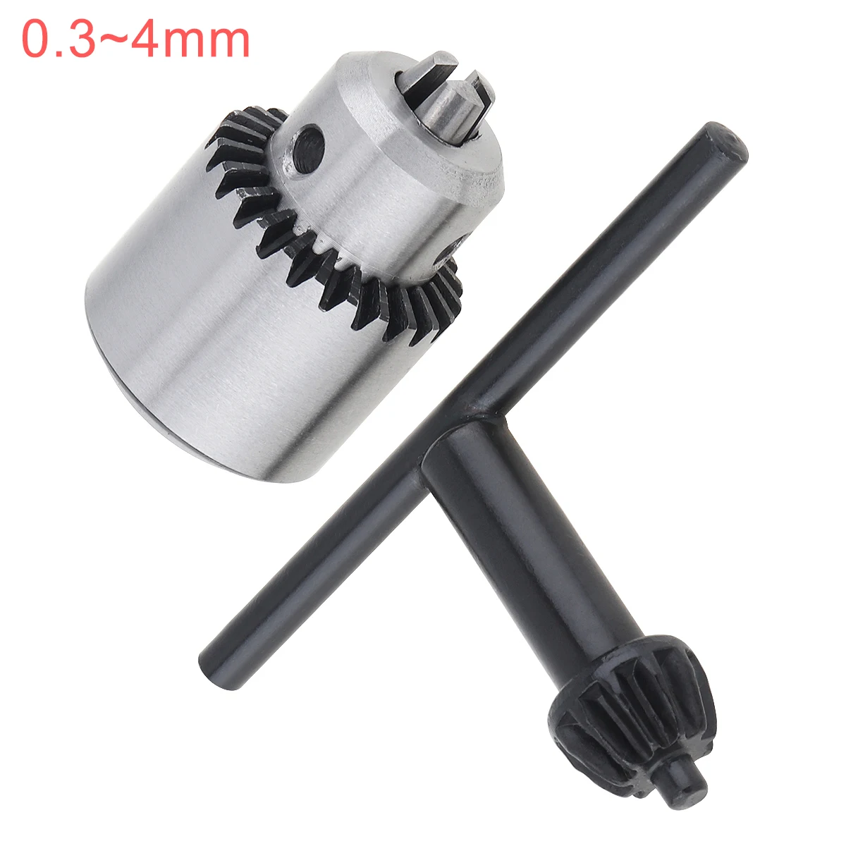 Mini 0.3-4mm JTO Drill Collet Chuck with 1/4 Inch Chuck Inner Hole and Hexagon Key Wrench for DIY Electric Drill