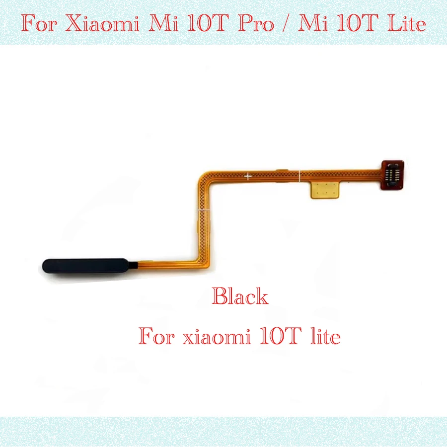 Tested NEW For Xiaomi Mi 10T Pro / Mi 10T Lite FingerPrint Sensor Scanner Key Flex Cable Power Button Touch ID