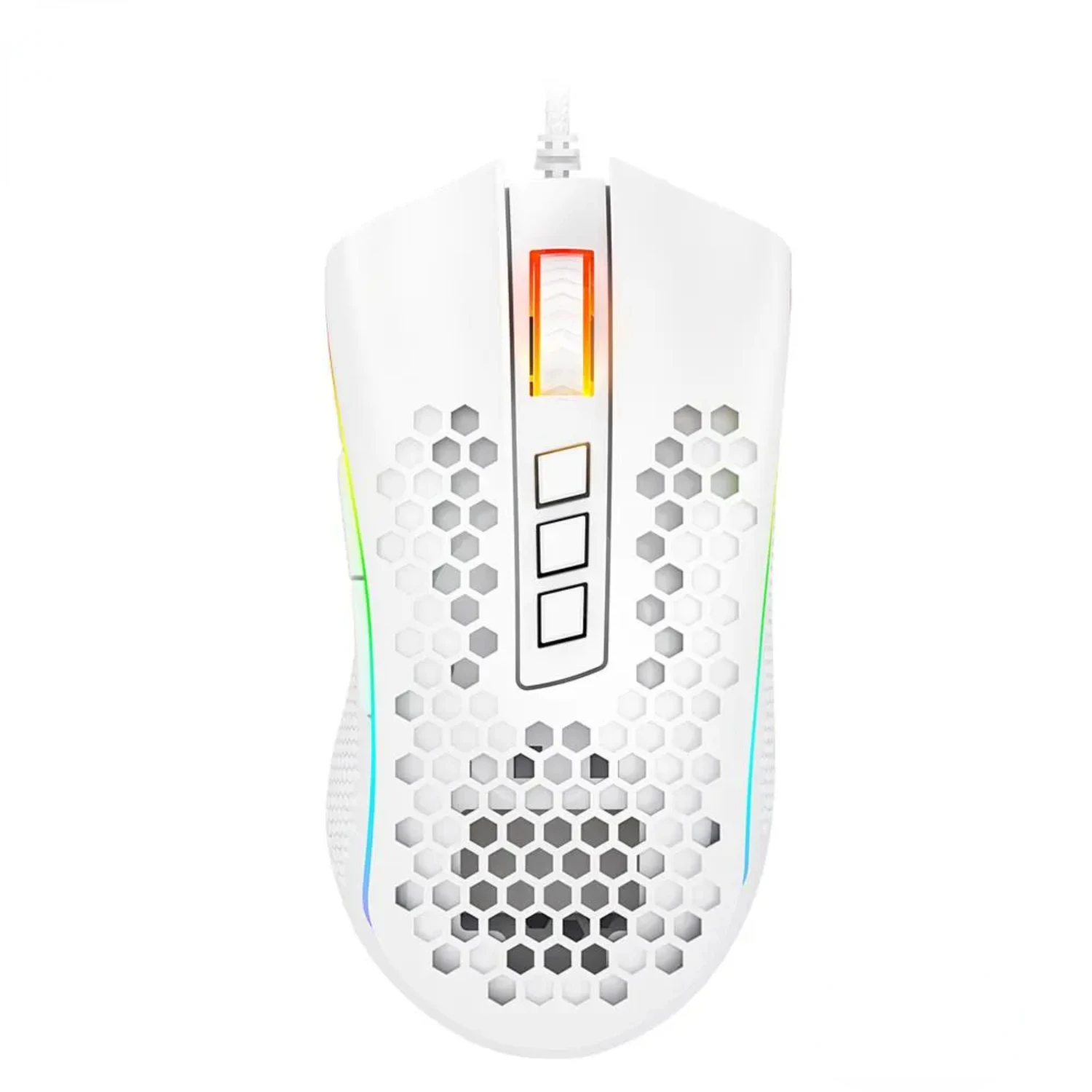 

Storm M808 USB wired RGB Gaming Ultralight Honeycomb Mouse 12400 DPI programmable game mice for Computer PC Laptop