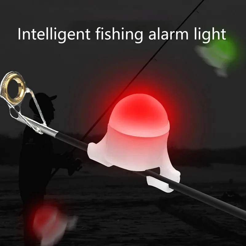 1-3Pcs Electronic Fishing Bite Alarm with LED Light, Casting Rod Tip Light for Night Fishing, Light Warning System for Anglers