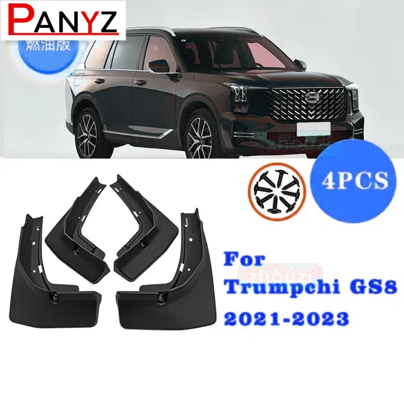 

4x Car Mud Flaps For GAC Trumpchi GS8 GS5 2019-2021 2022 Mudguards Mud Splash Guards Flap Fender Car Mudflaps