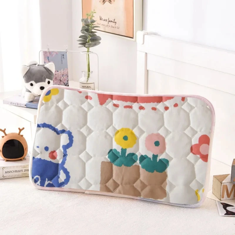 Autumn Winter Lovely Cartoon Pattern Pillow Cover Thickened Cotton Interlayer Baby Pillowcase Single Children's Pillowcase