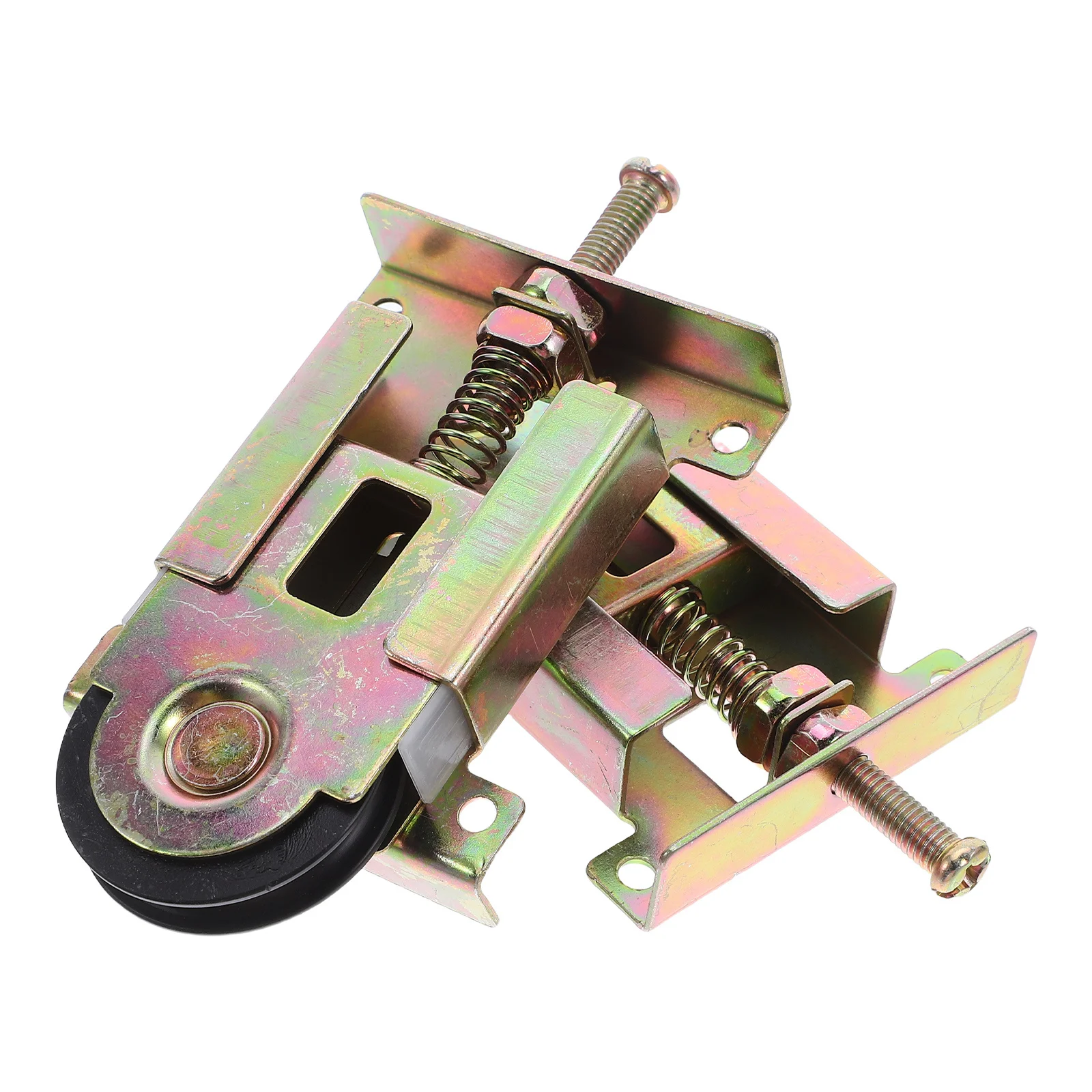 

2 шт. ролики для дверей шкафа, сменные колеса для раздвижных дверей, шарикоподшипники для дерева, металлическая рама, зеркальные двери, регулируемая высота