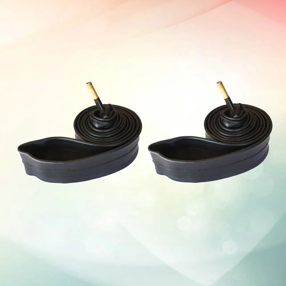 2pcs 24X1.75/1.95 Bicycle Inner Tube Butyl Rubber Airtight Seamless Design For Mountain Bike Cycling Tire Replacement