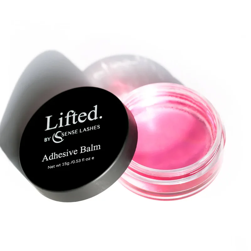SENSE LASHES 15g Solid Lash Lift Glue Balm Non-irritating 2 in 1 Lifting Curling Adhesive Balm Lash Ironing Makeup Tool