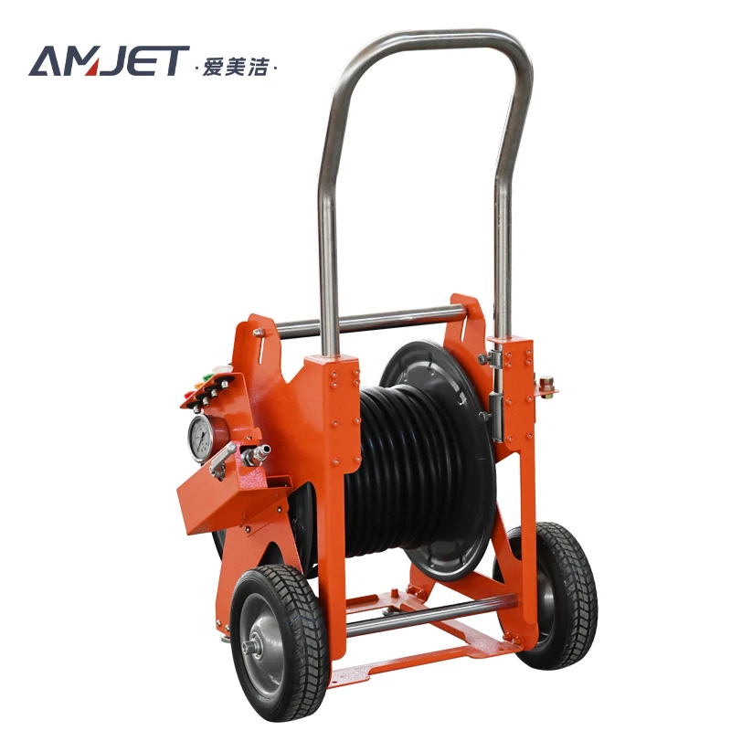 

AMJET High Pressure Extension Connection Hose Essential Hose Reel, Drain High Pressure Washer Accessories Portable Hose Reel.