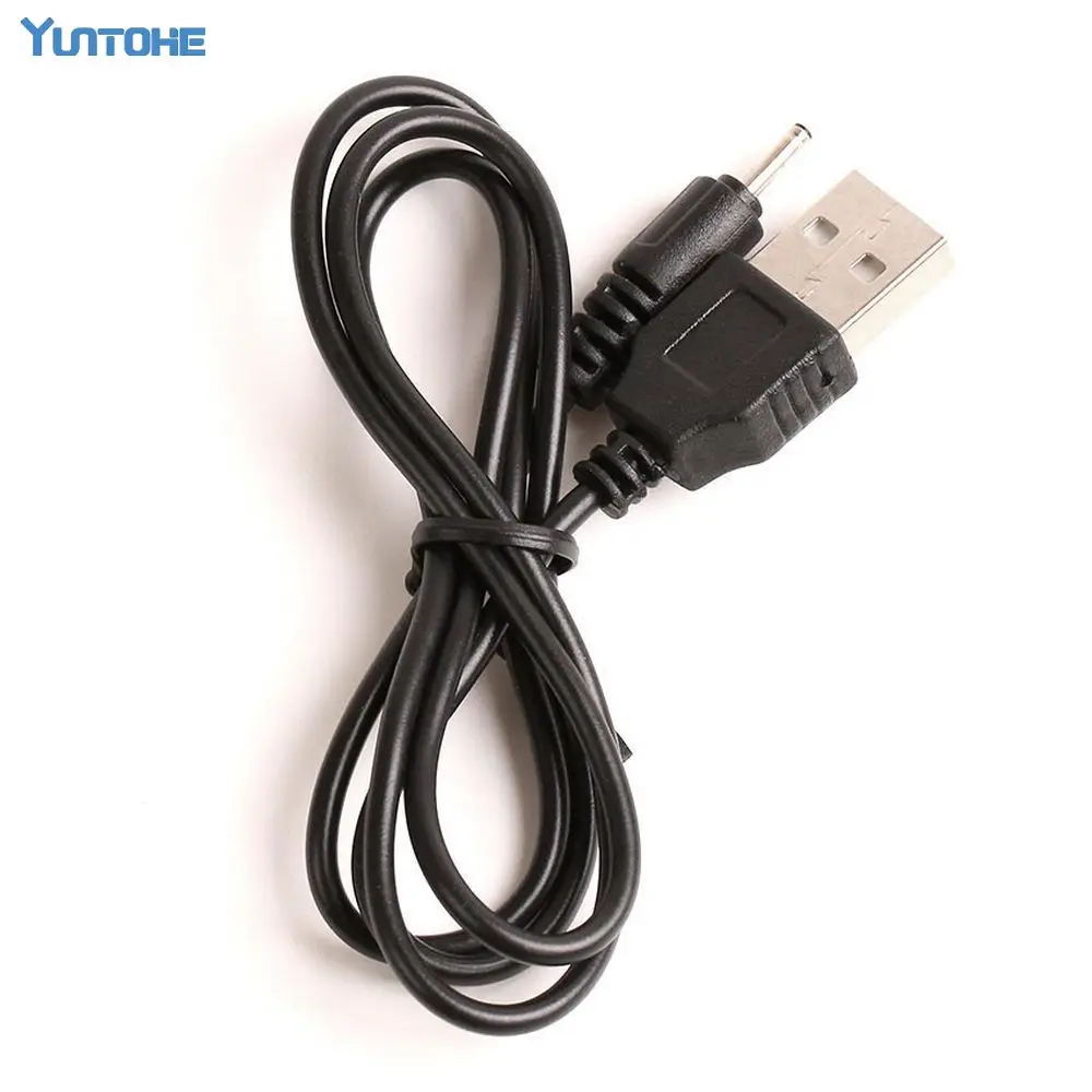 

Wholesale 300pcs 70cm High Speed USB To DC2.0 DC 2.0mm Black Power Cable 2mm Port