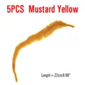 5pcs mustard yellow