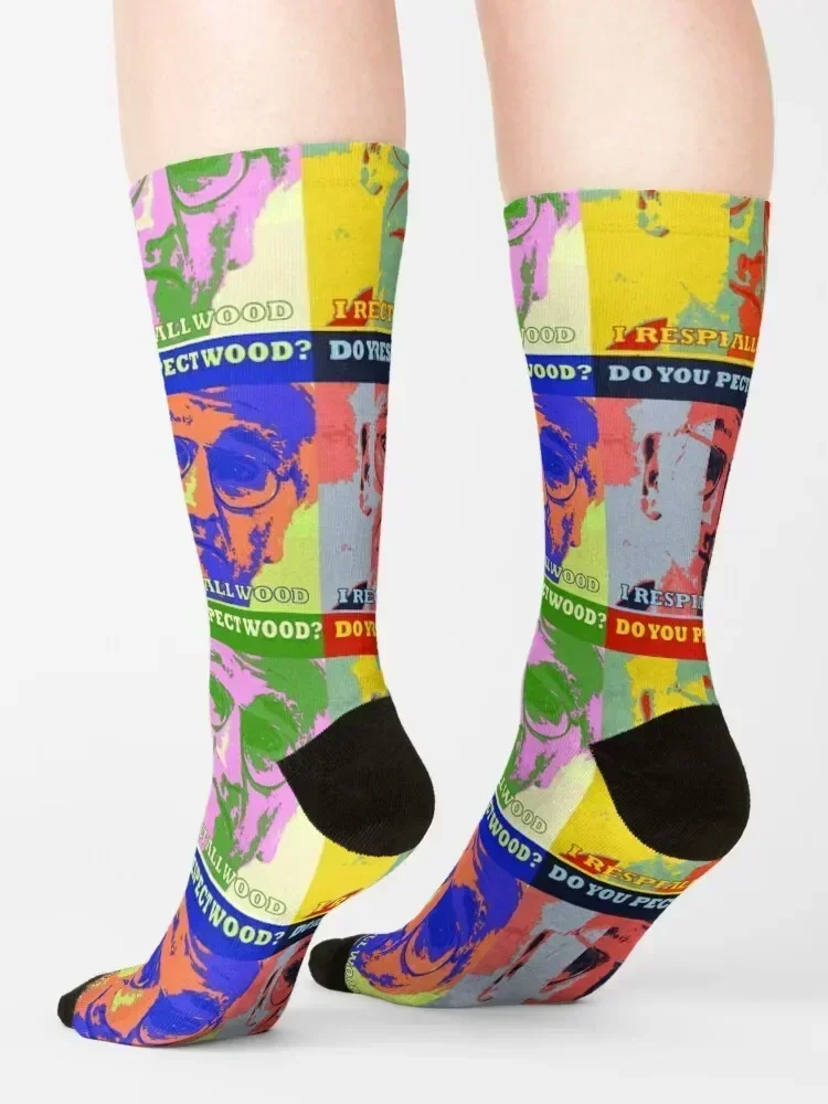 Respect All Wood Socks Rugby tennis floral Heating sock Socks Ladies Men's