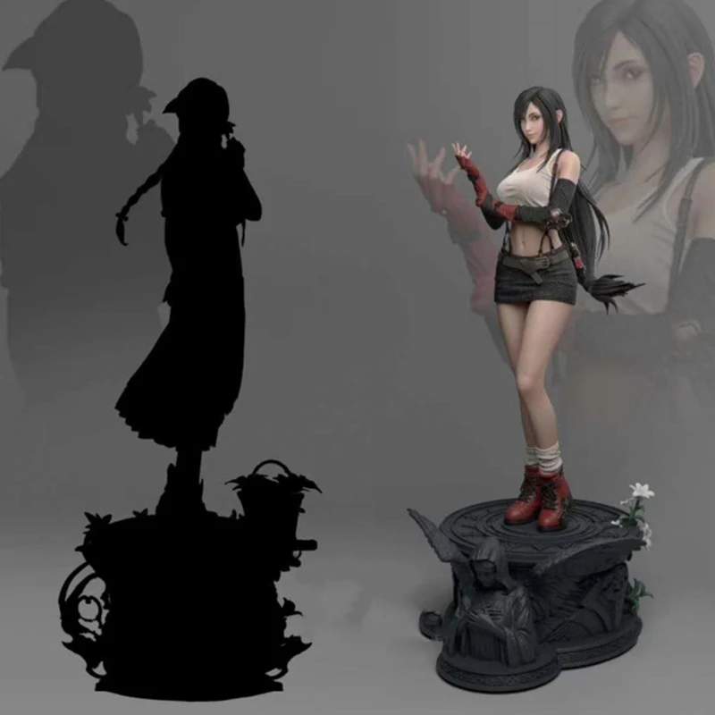 Resin Figure Kit 1/4 FFVII Di Fa Tifa (No base) Anime Unpainted Garage Resin Kit Model GK