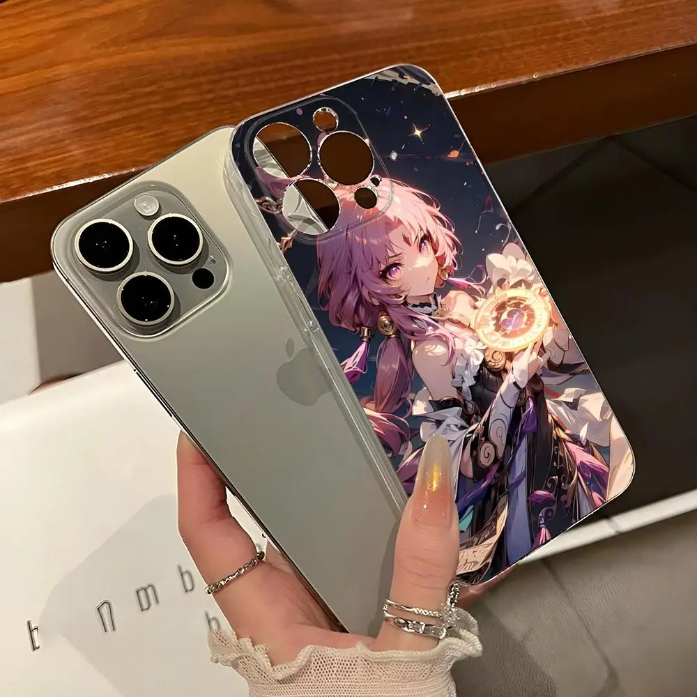 

Fu Xuan Phone Case for iphone 14Pro 15 11 12 14 Pro Max Mini 6 6s 7 8 Plus X XR XS SE2020 Transparent Cover