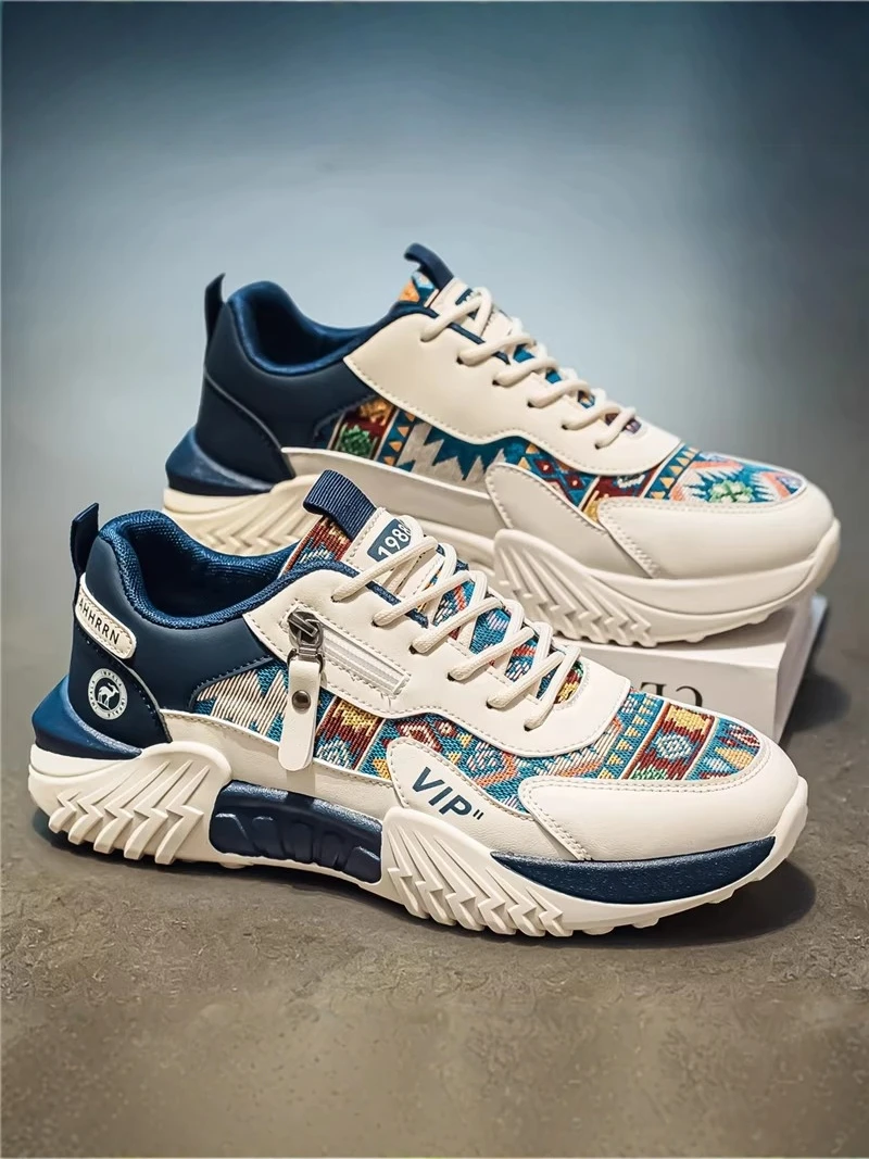 

Men's Canvas Sneakers 2026 New Summer Trendy All-Match Soft Bottom Sports Dad Casual Shoes for Junior High School Students