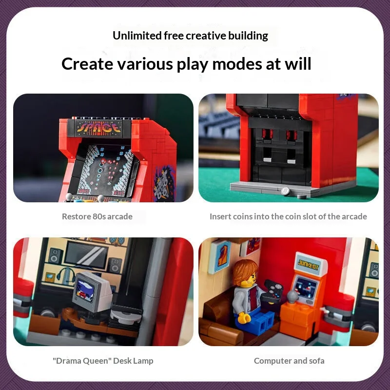 LEGO Building Blocks Creative Series 40805 Surprise Arcade Children's Puzzle Assembly Building Blocks Toy Christmas Gift