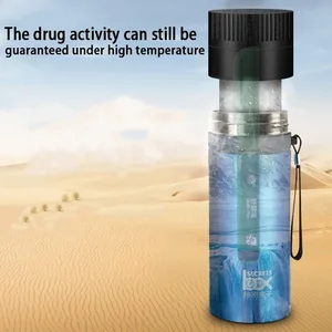 LCD Isolated Cup Cup, Outdoor Portable Refrigerator Bottle, Mini Vacuum Medicine and Drinks Refrigerator Drug Refrigerator 10 Main Sales Kitchen Refrigerator - №3