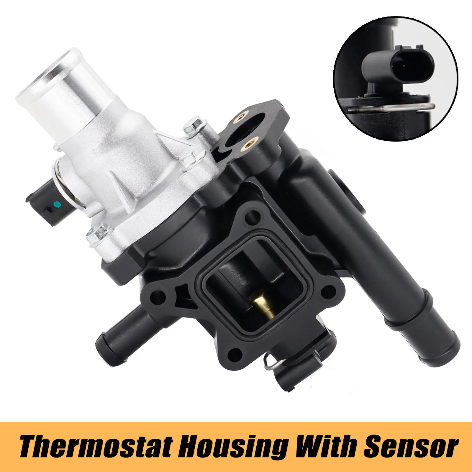 

Engine Coolant Thermostat Housing for Chevy Aveo 1.6L 2009 2010 2011 25189437 96984102 96980317 15-81766 25192228