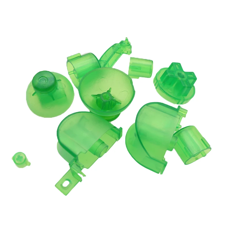 1 مجموعة 21 اللون التناظرية عصا غطاء زر لوحات المفاتيح Y X A B Z أزرار ل نينتندو تحكم gamquibe-جهاز التحكم في عصا التحكم