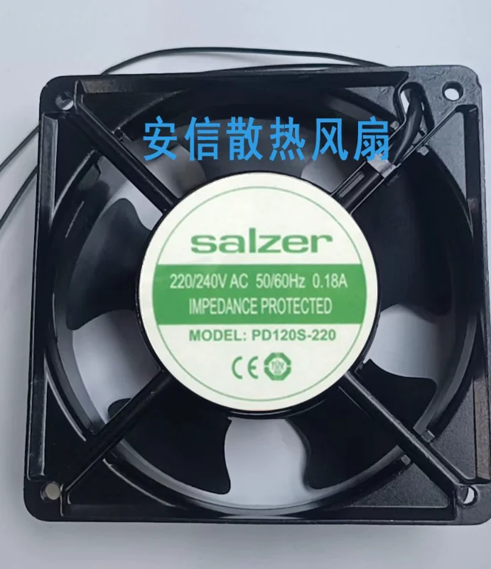 Imagem -03 - Ventilador Salzer Pd120s220-24 Pd157b 150b-220 120m-220 12 17cm