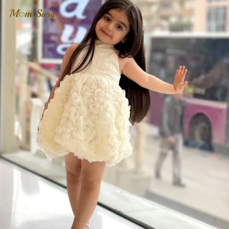 Baby Girl Princess Flower Tutu Dress Infant Toddler Child Sequins Vestido Party Pageant Birthday Wedding Baby Clothes 1-10Y