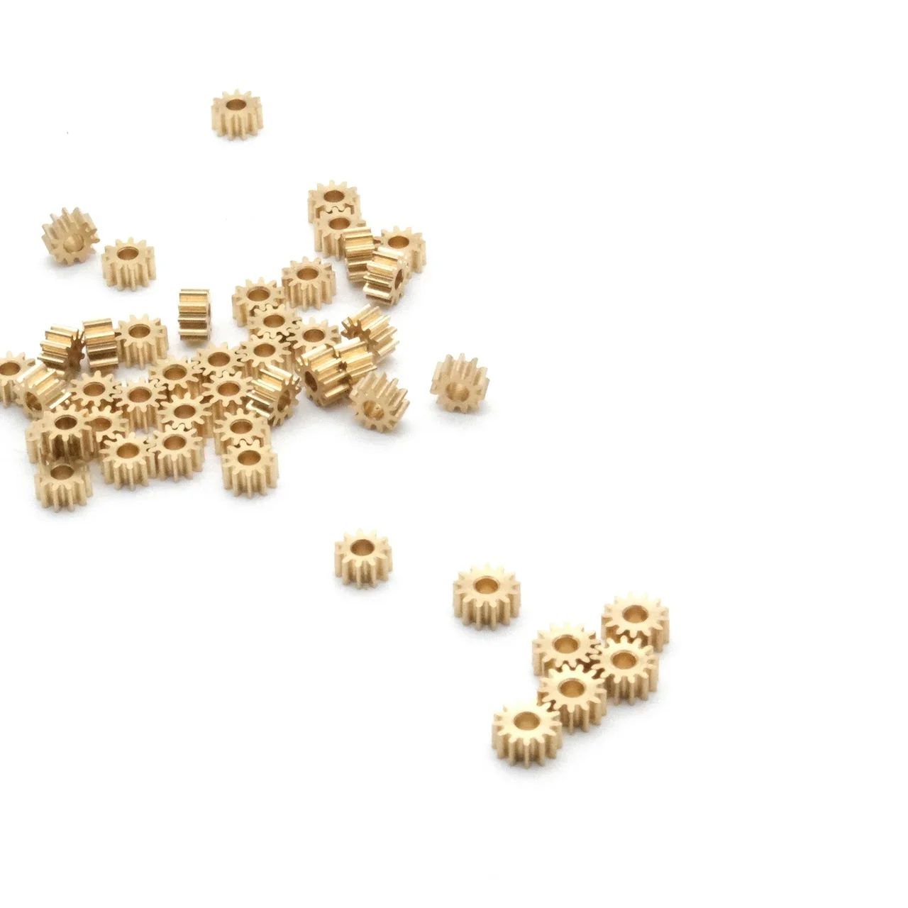 Mini Copper Gear 0.98mm 1mm 1.48mm Spur Gear 0.2M 15/18/19/22/24/26 Teeth for DIY Toys RC Model