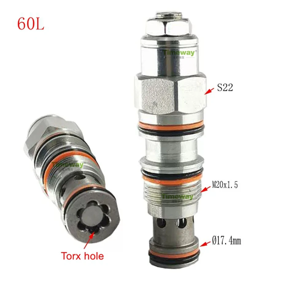 

CB11A33HL Counterbalance Valve 60L Excavator Hydraulic Cylinder Counterbalance Valve Spool Pressure Regulating and Holding
