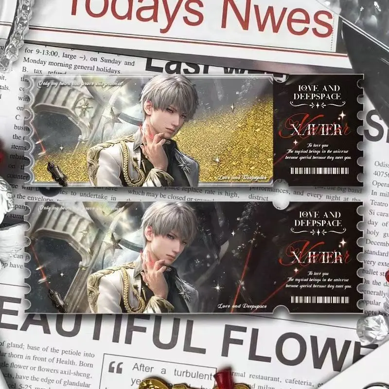 18 cm Amor y Espacio Profundo Juego Textura Acrílico Fluente Arena Ticket Merch - Sylus, Zayne, Xavier,Rafayel Figura Decoración