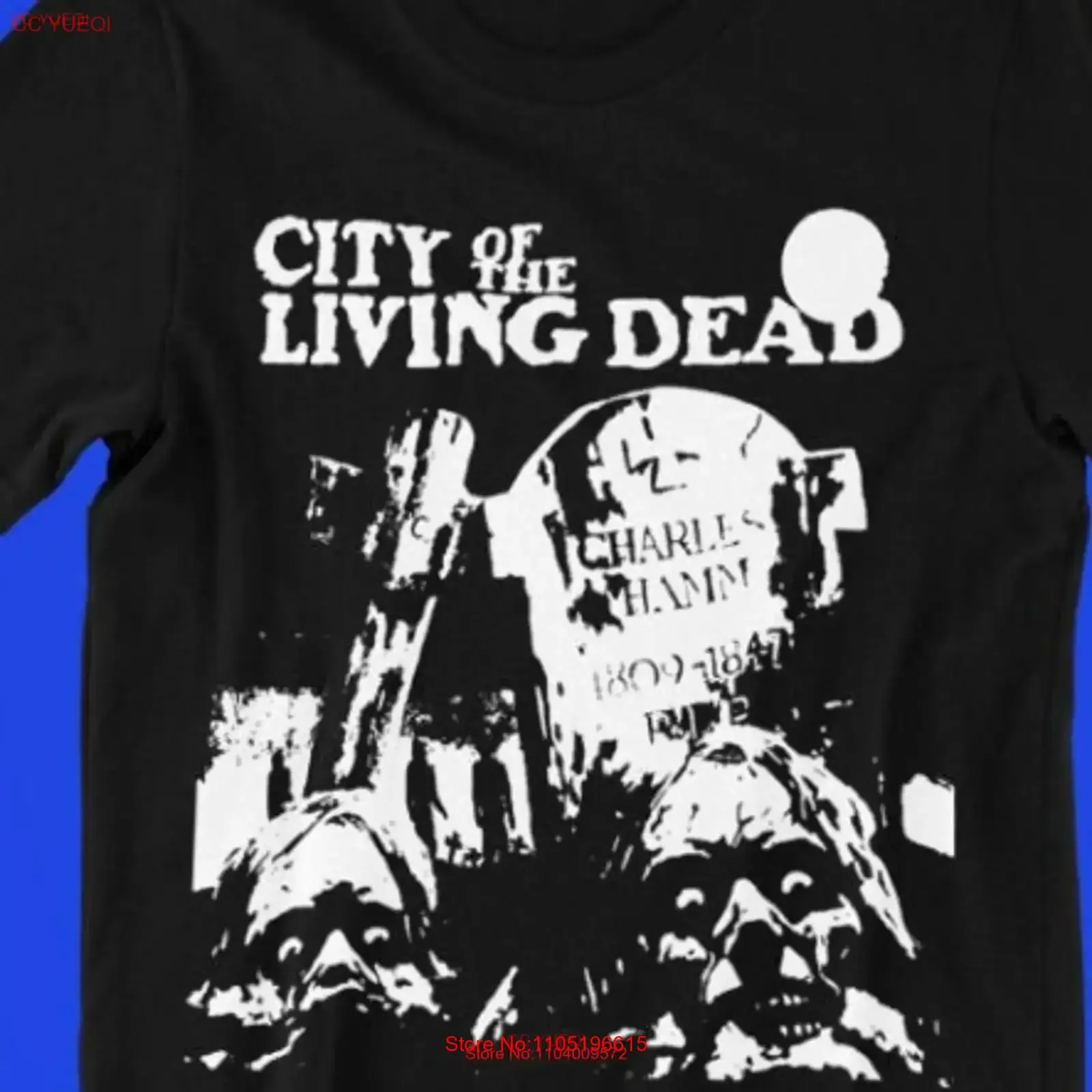 

City Of The Living Dead Horror Movie Fulci T Shirt 389 vintage Washed Versatile Slightly Stretched Casual Breathable