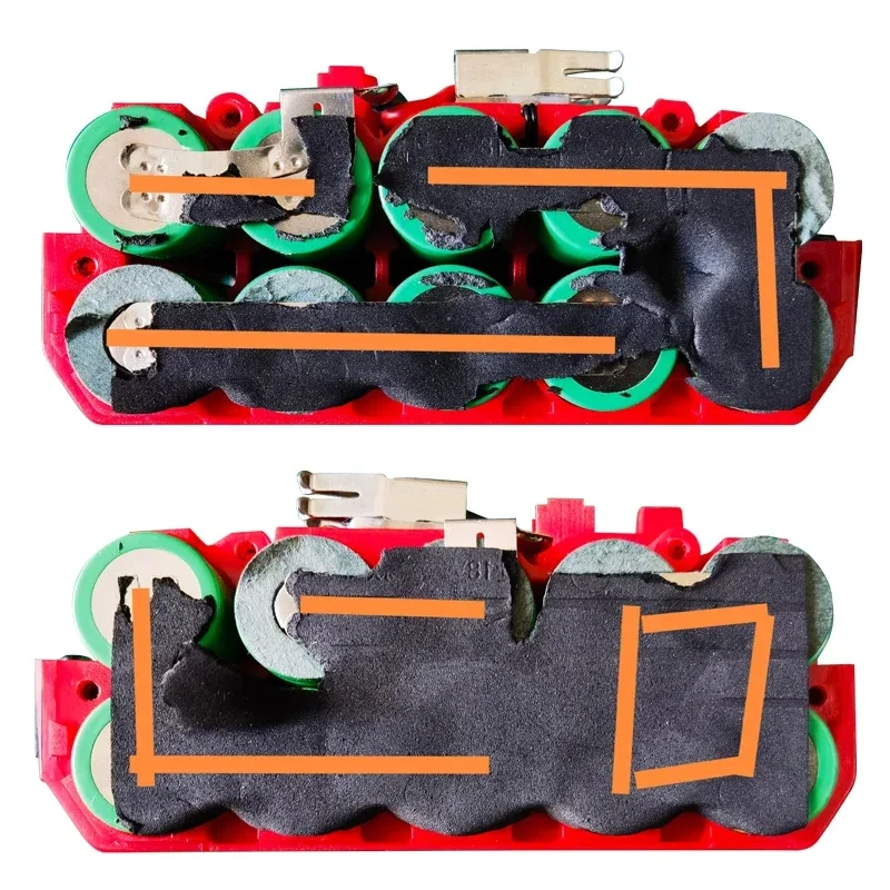 

2PCS BAT618 Lithium Battery Case BMS PCB Protection Circuit Board For Bosch 18V Voltage Detection Protection Box Shell Housings