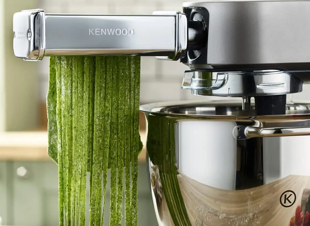 Kenwood Fettuccine Pasta Attachment KAX981ME for Kenwood Kitchen Machines Silver kenwood kitchen machine accessories