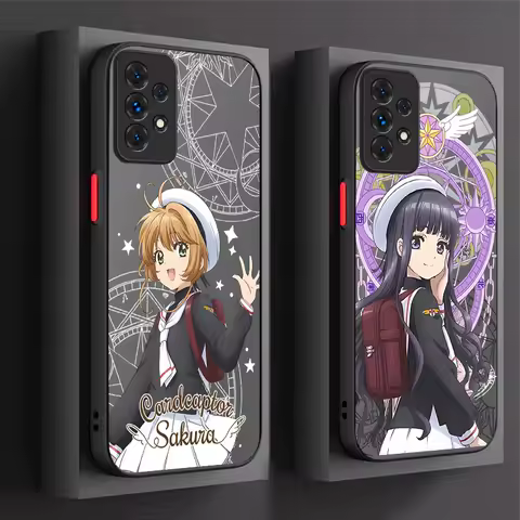 Anime Cute Sakura Hard Soft Case For Samsung Galaxy A16 A53 A54 A34 A24 A06 A05 A05S A13 A23 A33 A73 A72 A52S A52 A32 A22 A12