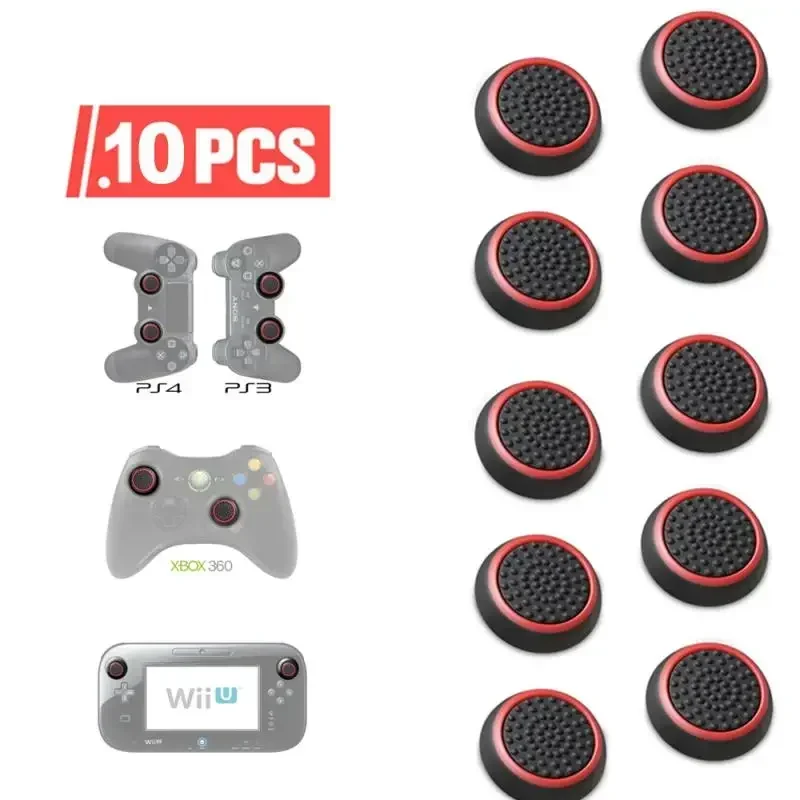 4/10PCS Controller Thumb Stick Grip Joystick Cap Cover Accessoires Voor PS3 PS4 XBOX EEN Anti-slip cover Gamepad Vervanging Cap