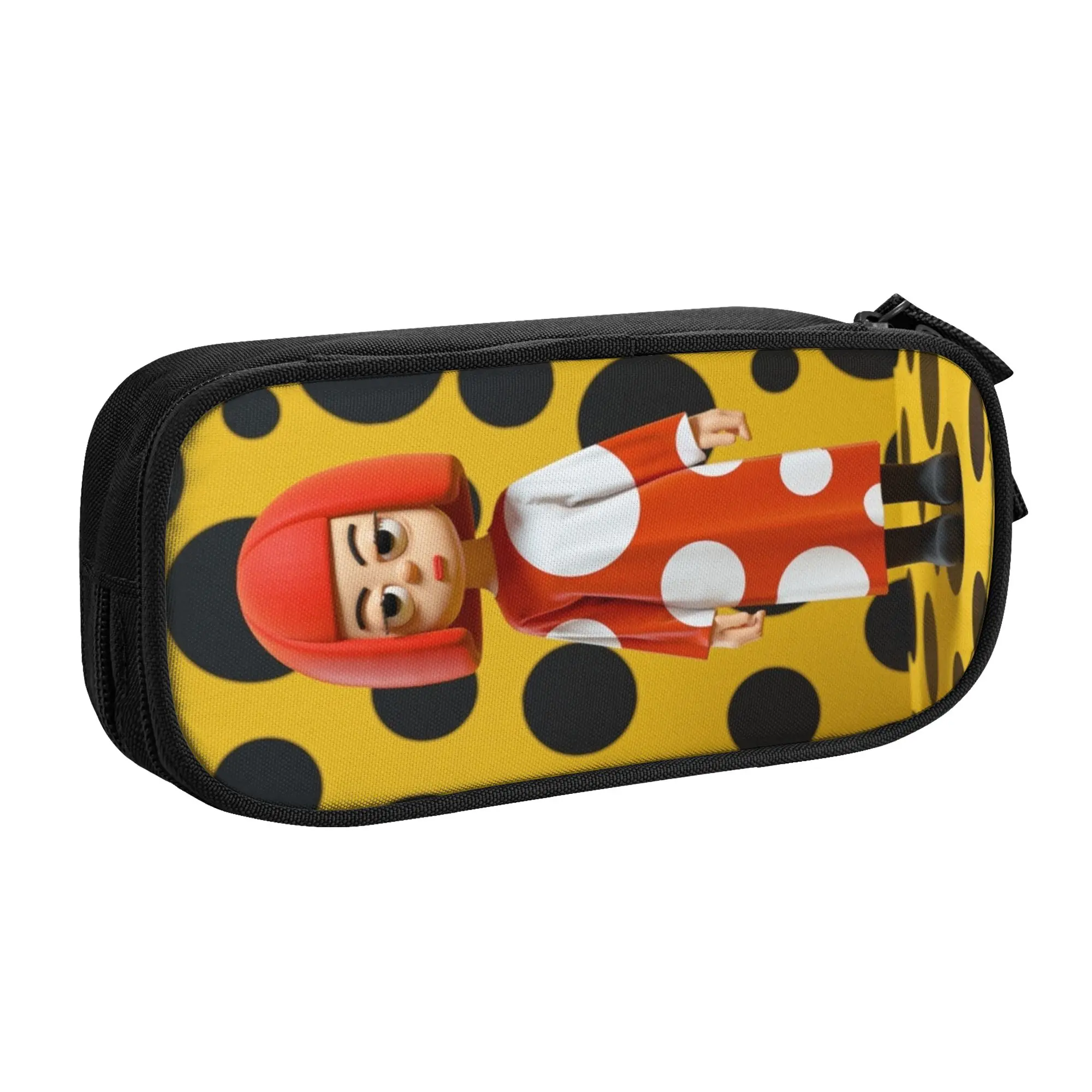 

Korean Yayoi Kusama Polka Pencil Case for Girls Boys Pumpkin Large Storage Pen Box Bag School Supplies