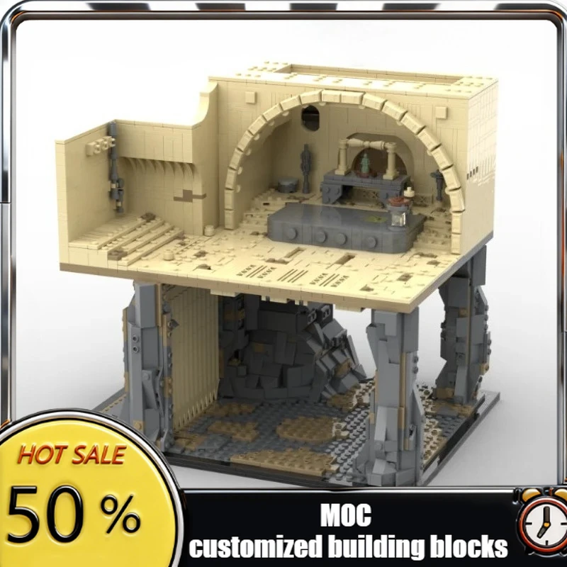 

New 2759 parts Star Movie Series Moc Building Blocks Throne Room Model Technology Brick Assembly DIY Special Toys For Children