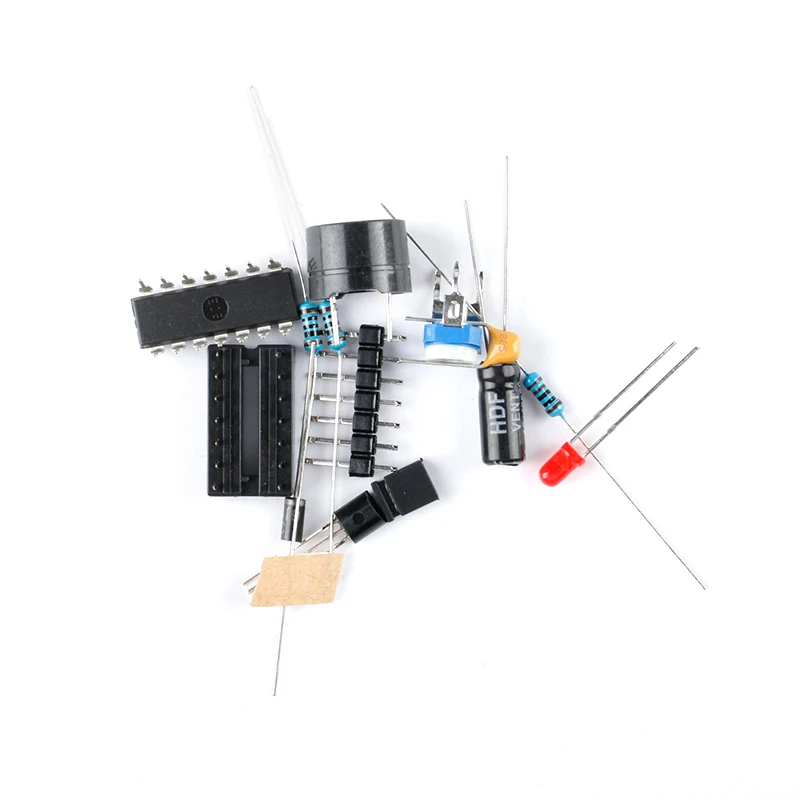 5pcs Basic gate circuit composition function oscillator DIY training parts, electronic welding assembly DIY kit