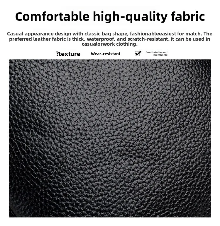 Mini-Multifunktions-Umhängetasche aus Leder für Handy/Sport, Cross-Taschen mit Kopfhöreranschluss, mehrlagige Damentasche mit Abdeckung – Detail 3