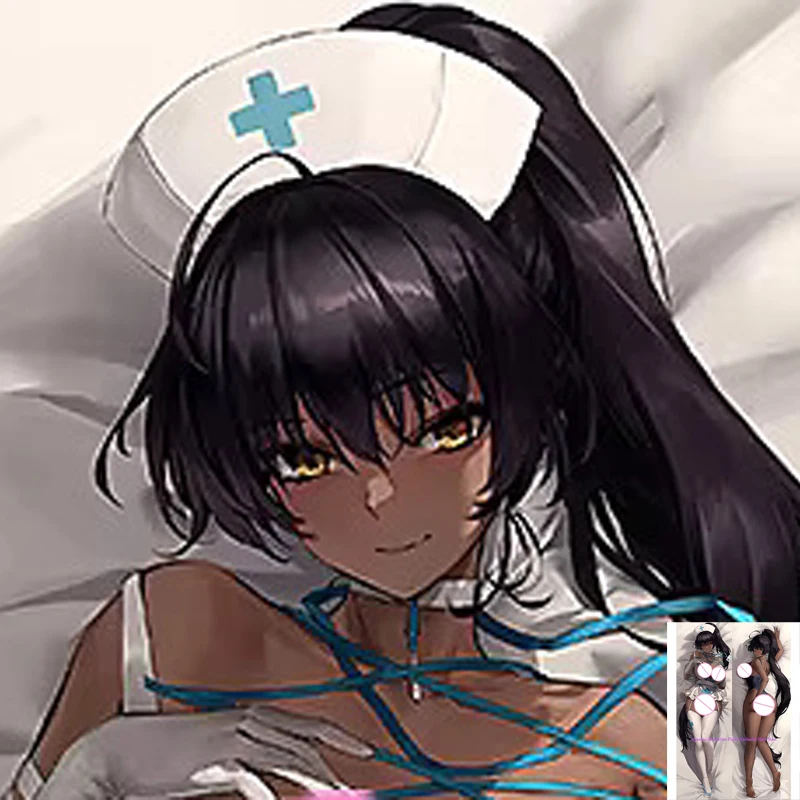 

Anime Pillow Cover Dakimakura Kakudate Karin Double-Sided Print Life-Size Body Pillows Cover Adult Case Bedding Gifts