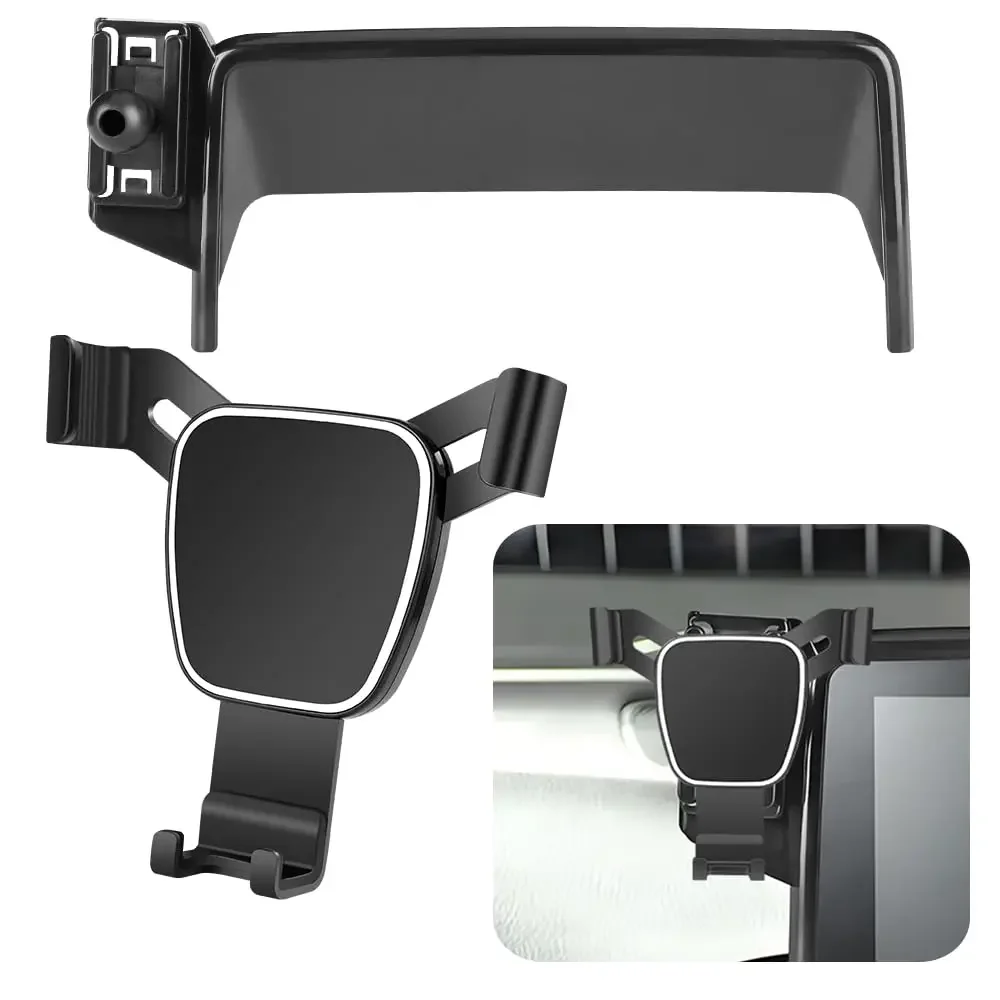 

Car Phone Holder For 7 Inch Screen 2014-2023 Models Dashboard Mount Gravity Linkage One Hand Operation