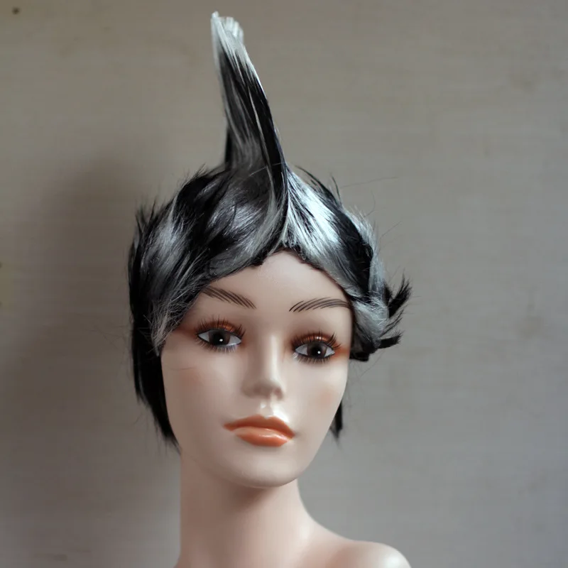 Cosplay Karneval Perücke für Geburtstagsfeier, lustige Haarhut-Accessoires, Tanz-Kopfschmuck, Nation Disco primitive Kopfbedeckung – Detail 9