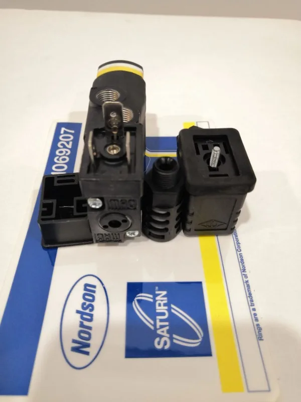 Nordson hot melt adhesive machine solenoid valve 1069207 three-way 1069208 Solenoid