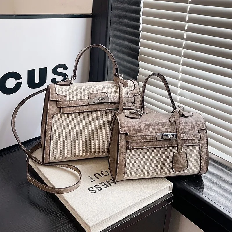 Bolsa crossbody de couro feminina elegante design clássico e elegante por famosa marca de luxo de designer para bolsas femininas